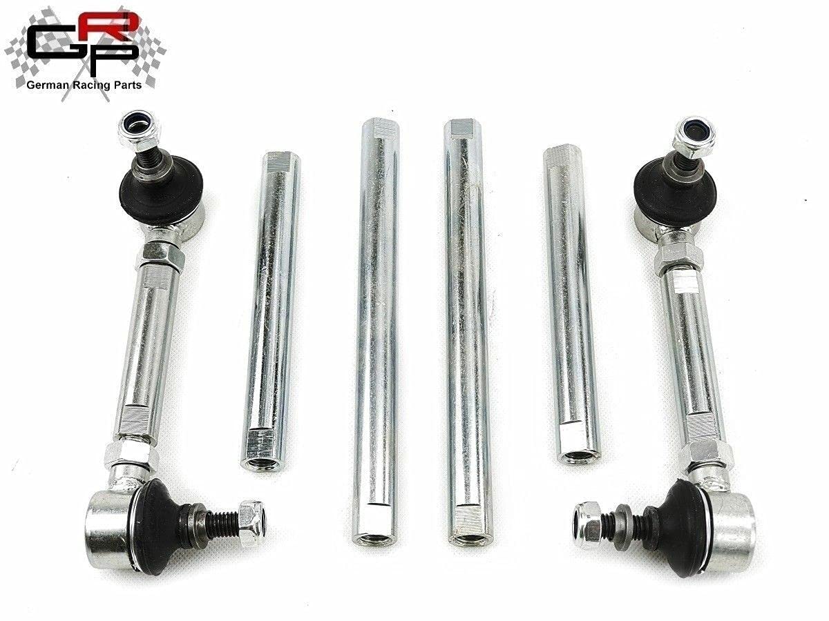 German Racing Parts - Set di barre di accoppiamento regolabili, universale, accorciabili, 15-20 cm, 22-27 cm, 27-32 cm