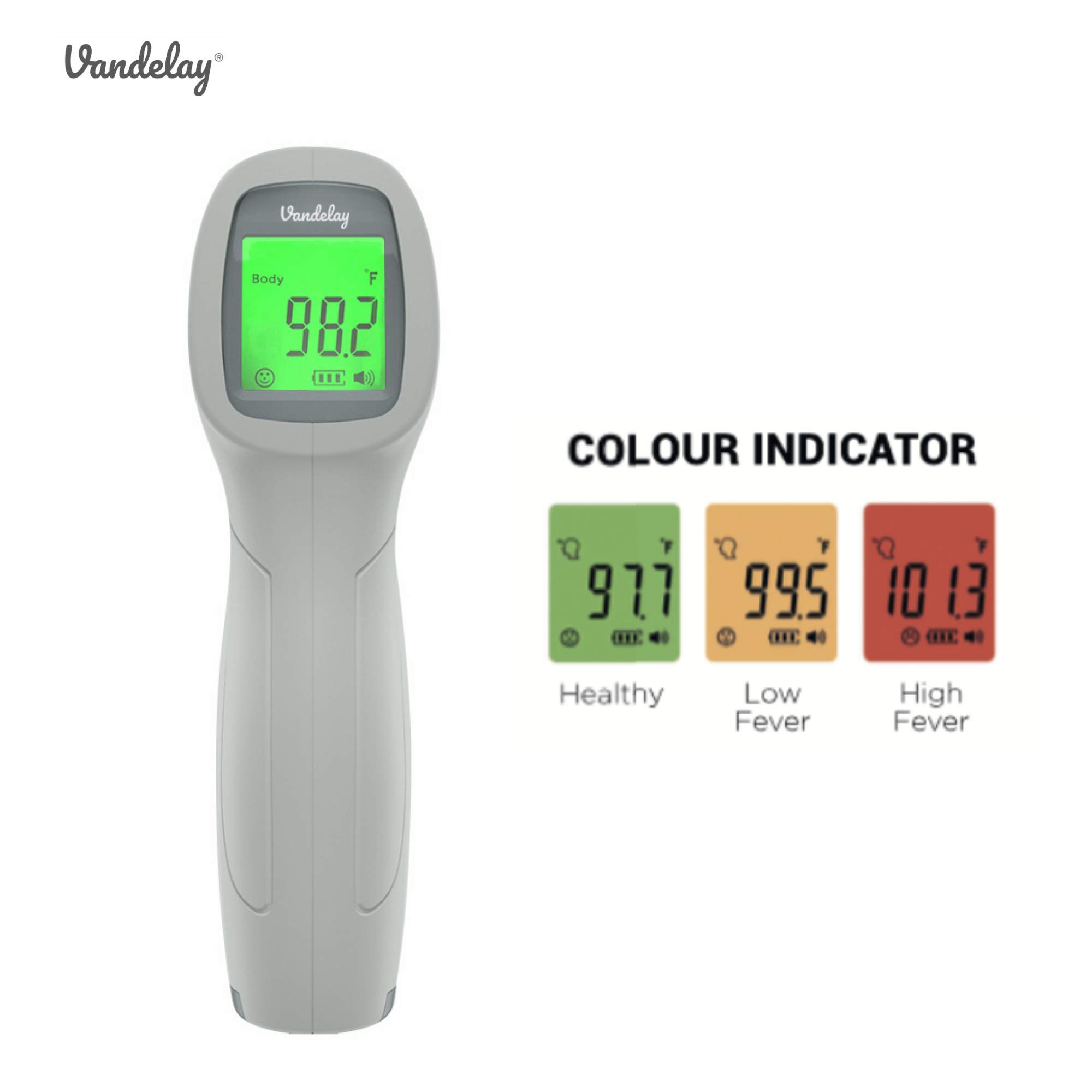 Vandelay Infrared Thermometer CQRT800 Made In India, Non Contact IR