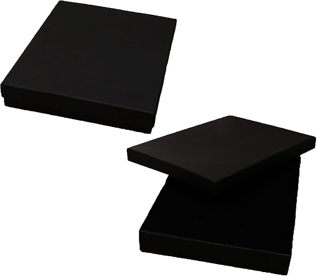 Widdle Gifts Ltd Black 18cm x 14cm Jewellery Gift Box - Necklace Bracelets Pendant Ear Ring Sets
