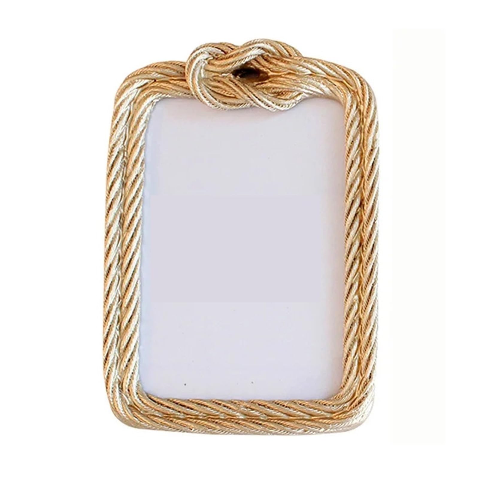 Rattan Picture Frame 4Inch/6Inch Resin Pictures Frame Photo Decor(Rectangle)