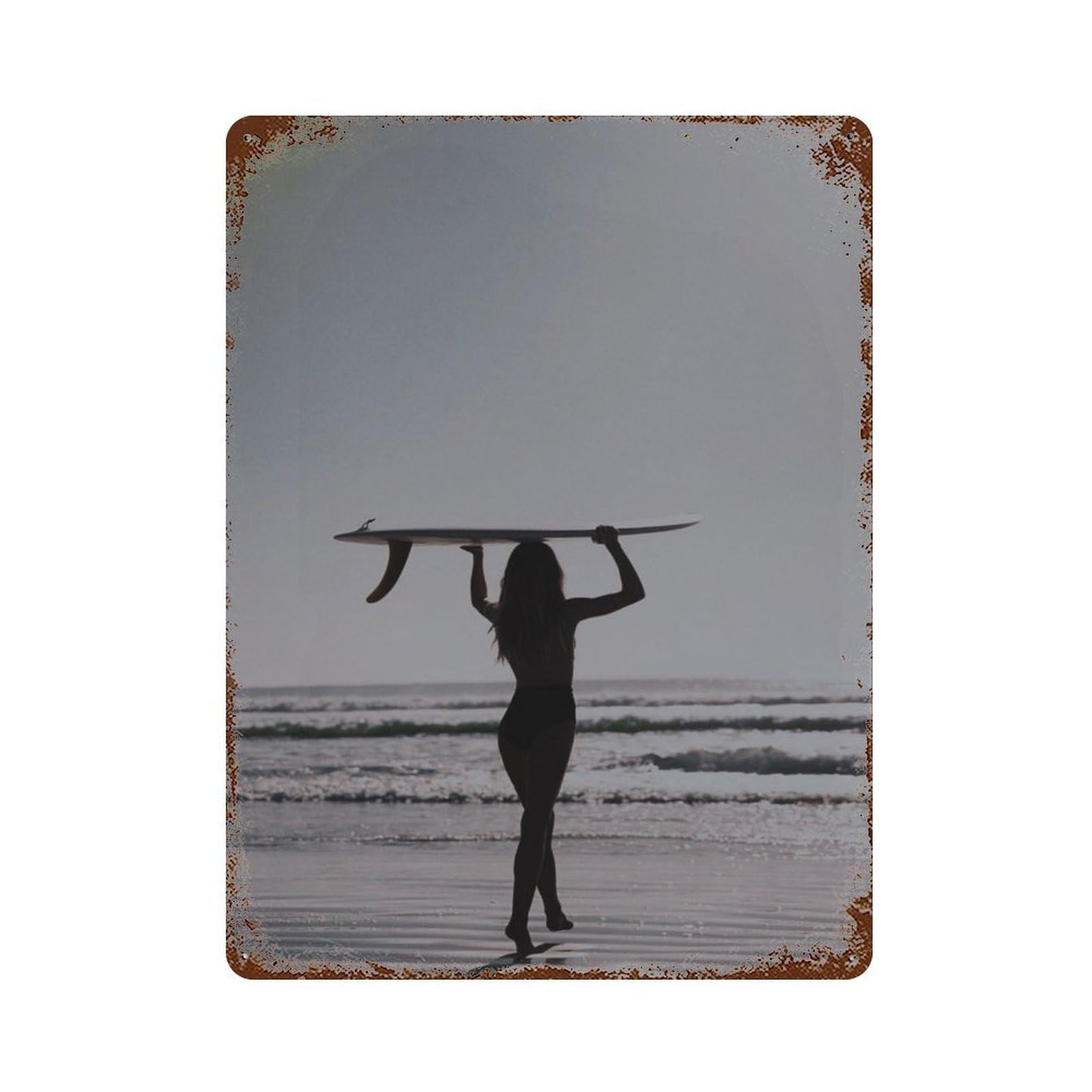xiaoxiaoshen Vintage Beach Surfer (5) Wall Decor Art Metal Tin Poster Modern Home Decor Art Home Bar Shop Decorations Vintage Sign 40x30cm