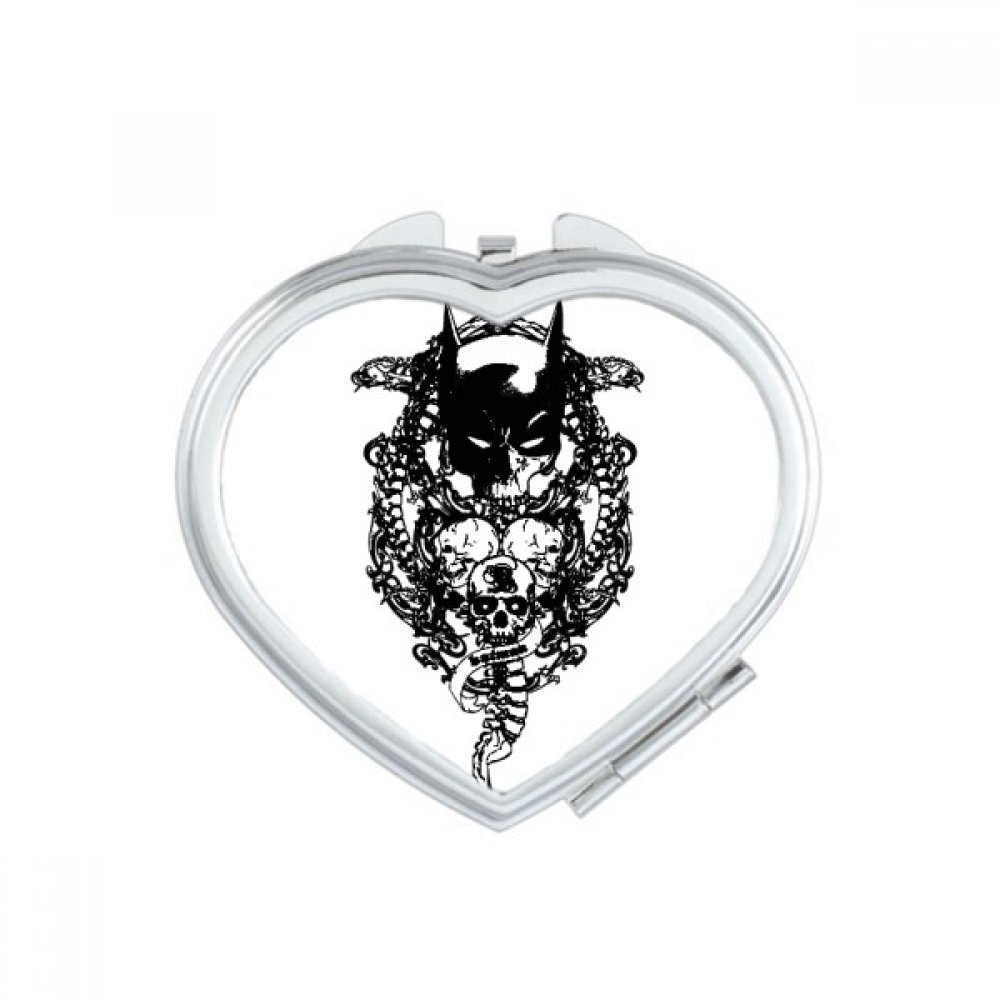 Miroir compact squelette du corps humain mignon cadeau original