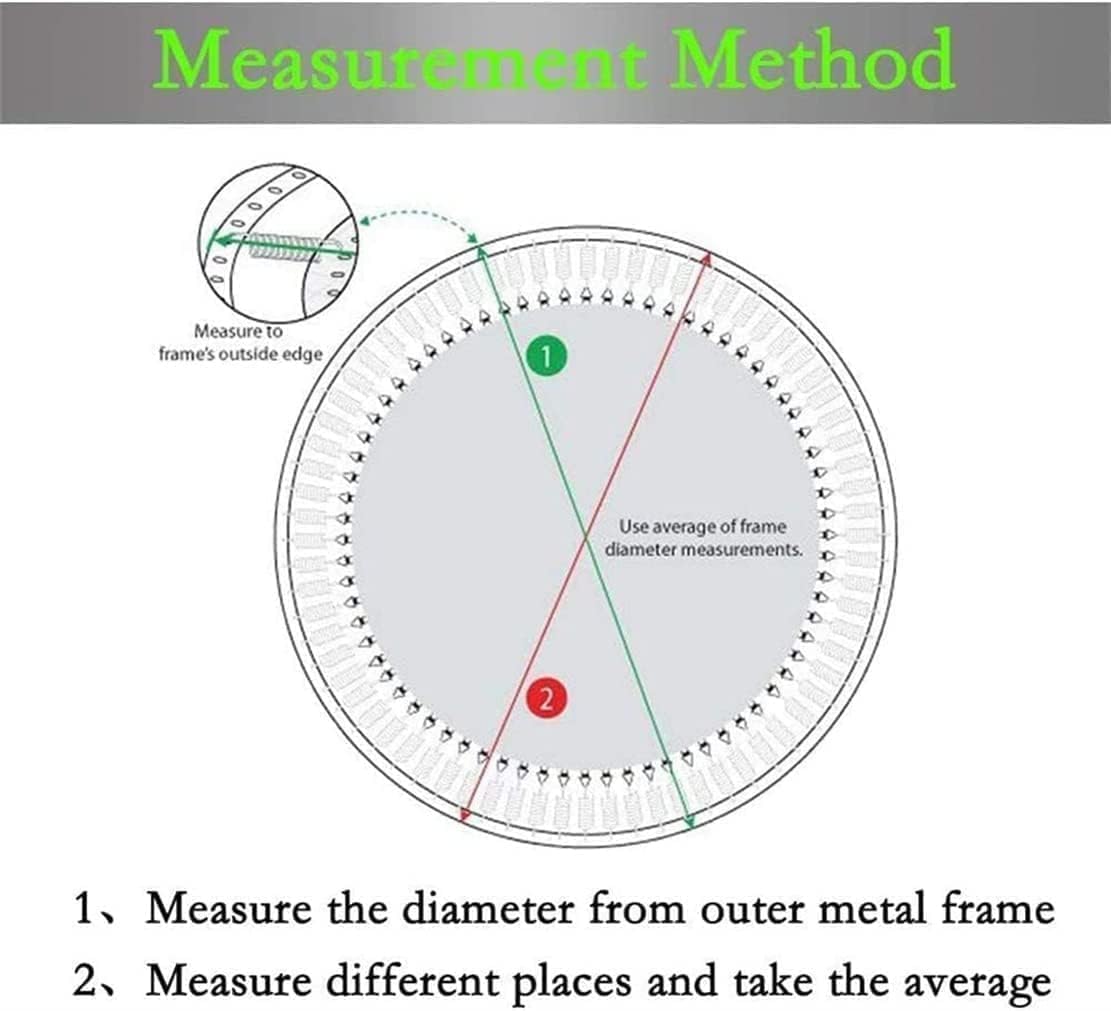 CIRONI Trampoline Replacement Mat, Replacement Trampoline Jumping Mat for 6ft 8ft 10ft 12ft 13ft 14ft 16ft Round Frame