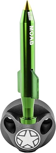 VMS Racing Combo de antena de moab de oro verde y cubierta de carcasa de metal en aluminio billet corto compatible con Jeep Wrangler JK JKU JL 07-19