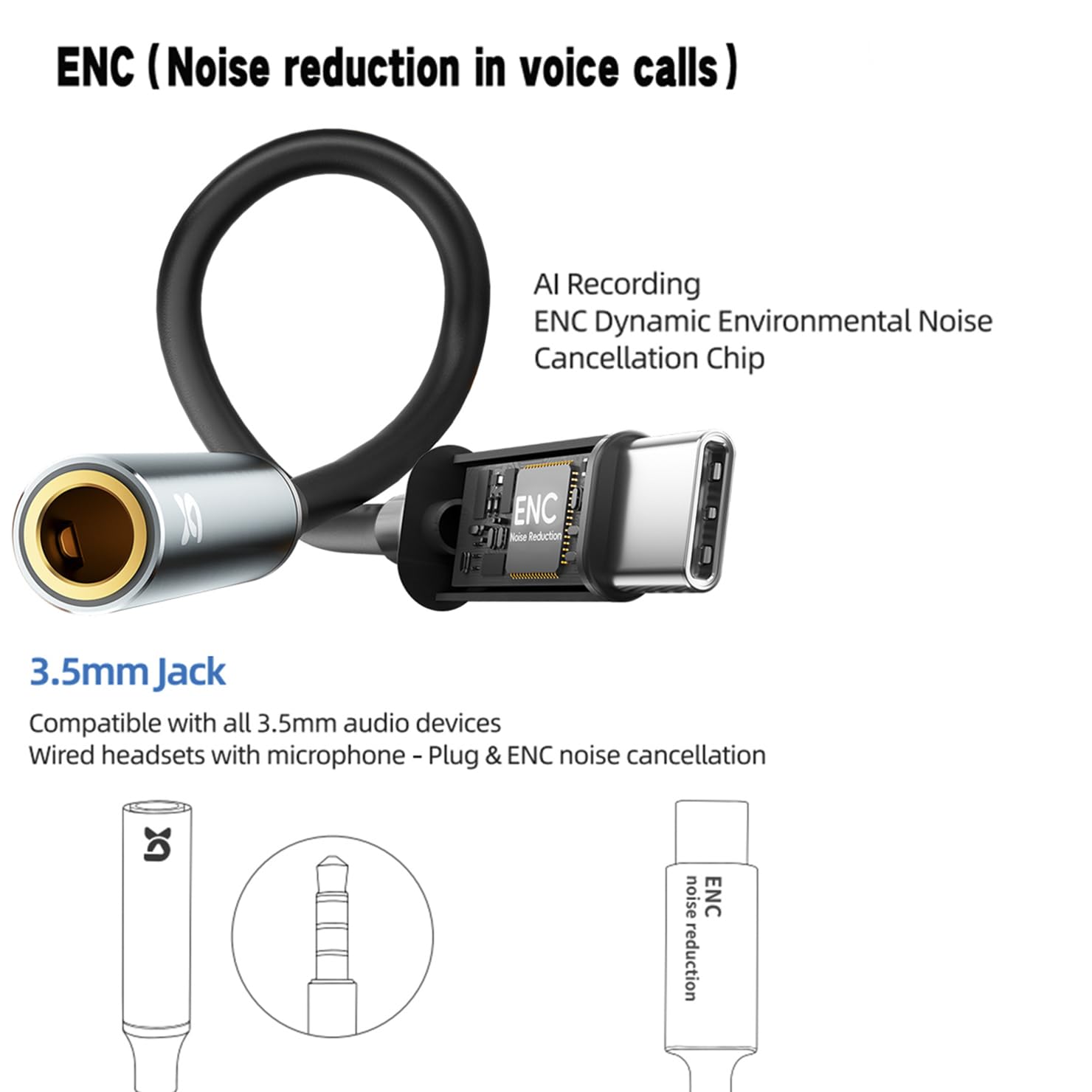Écouteurs filaires riches avec suppression du bruit et appels téléphoniques (1DD + 1BA) - Écouteurs intra-auriculaires à double pilote - Amplification des basses profondes immersives - Écouteurs