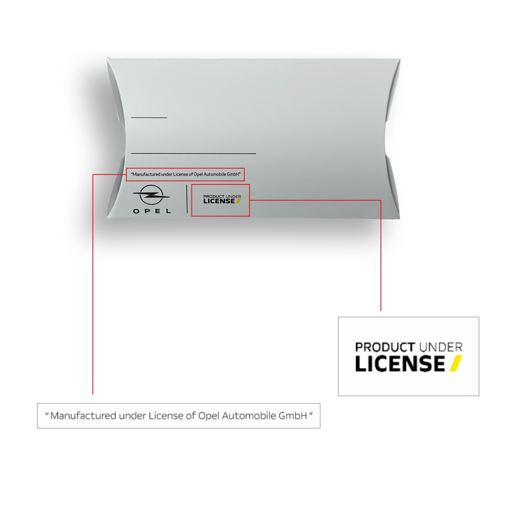 4R Quattroerre.it Brelok samochodowy kompatybilny z Opel, metalowy, wytrzymały i trwały, z zapięciem na pierścień, idealny na prezent, 90 x 35 mm