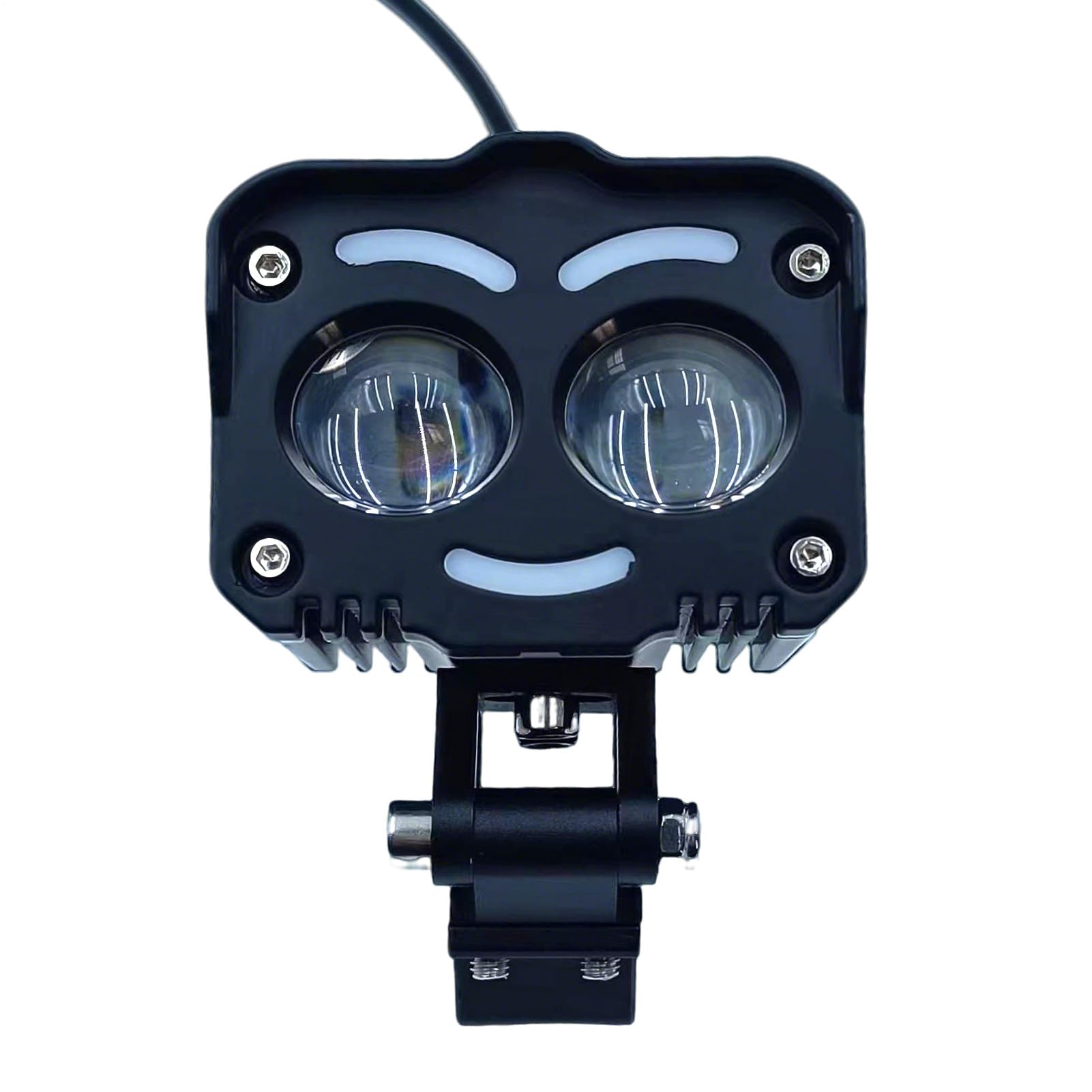 Faro LED de motocicleta 35W con luces de alto brillo ajustables para moto de cross 8