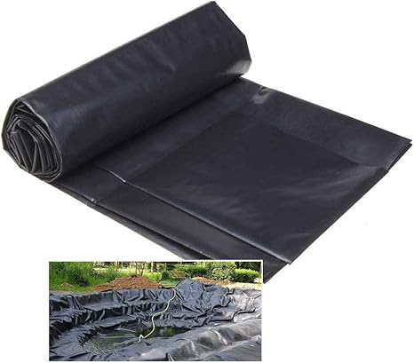 Image PVC Liner Pond Liner Pond Skins Pond Liner Thickness 0.4mm Black HDPE Pond Liner for Waterfall, Fish Ponds Garden Fountain Small Ponds, Koi Ponds, Water Gardens, (Size:10x10M(32.8x32.8ft),Color:0.4mm) Image PVC Liner Pond Liner Pond Skins Pond Liner Thickness 0.4mm Black HDPE Pond Liner for Waterfall, Fish Ponds Garden Fountain Small Ponds, Koi Ponds, Water Gardens, (Size:10x10M(32.8x32.8ft),Color:0.4mm)