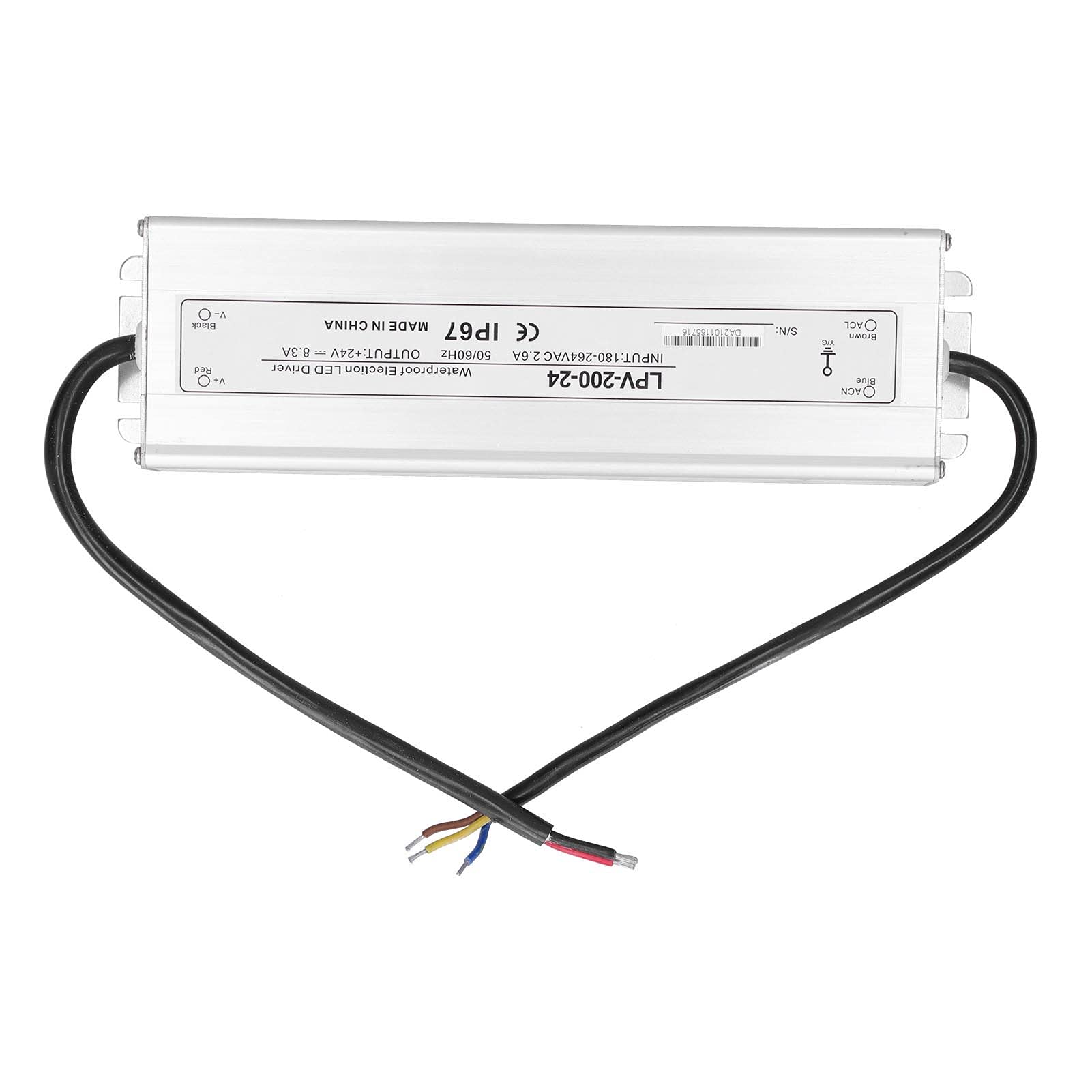 Wodoodporny Sterownik LED o Mocy 200 W z aluminiową obudową