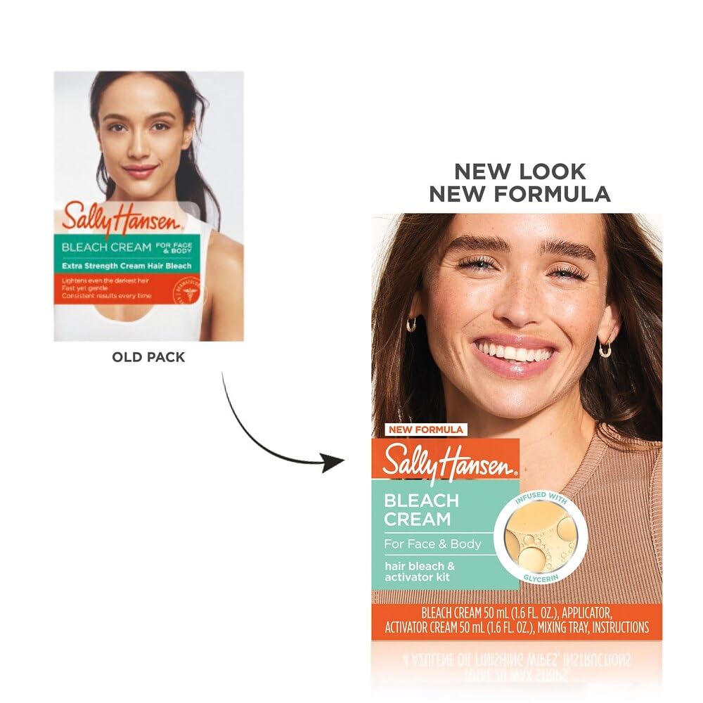 SALLY HANSEN Extra Strength Creme Hair Bleach for Face Body
