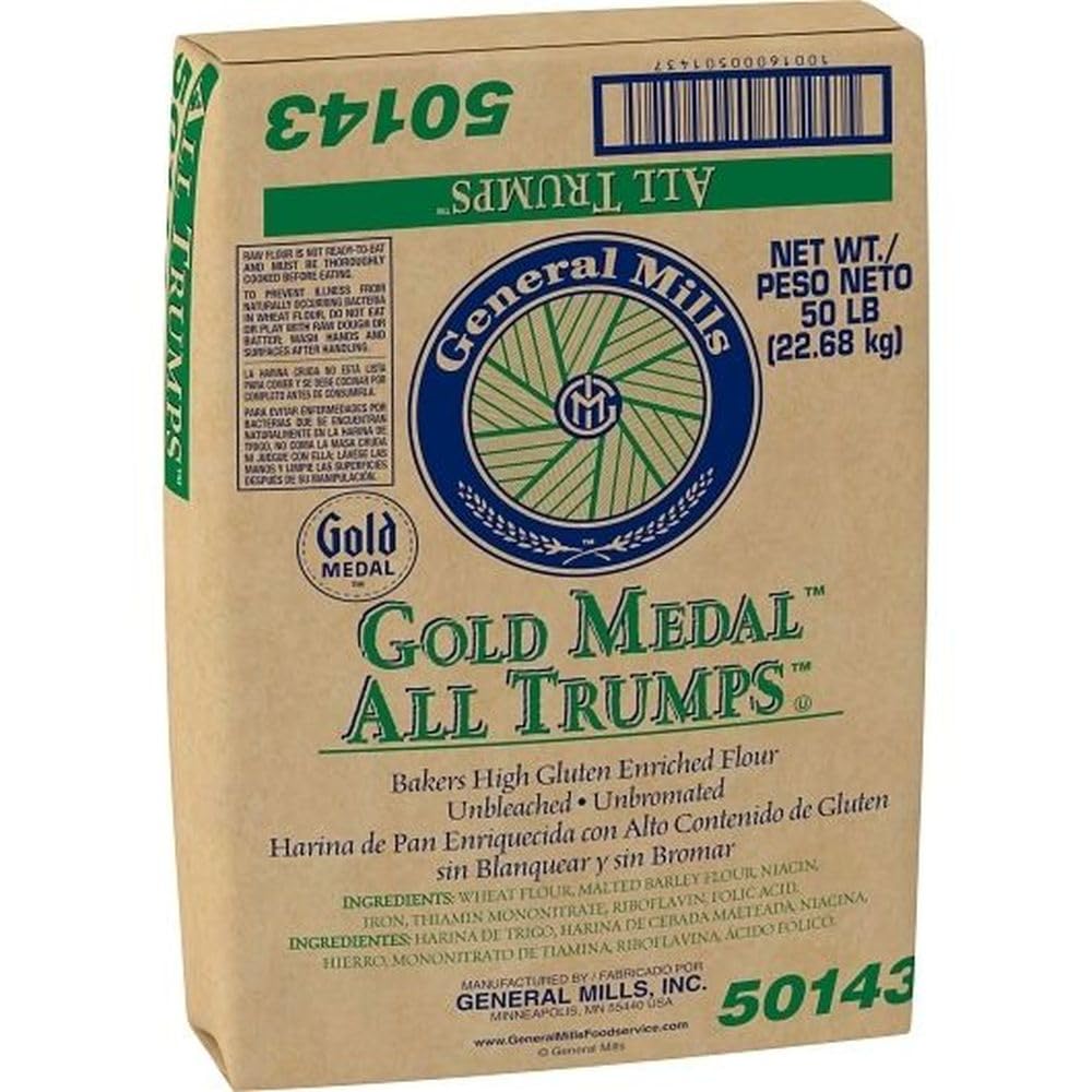 All Trumps Enriched Malted Spring Wheat Flour by General Mills – 800 Ounce (Pack of 1)