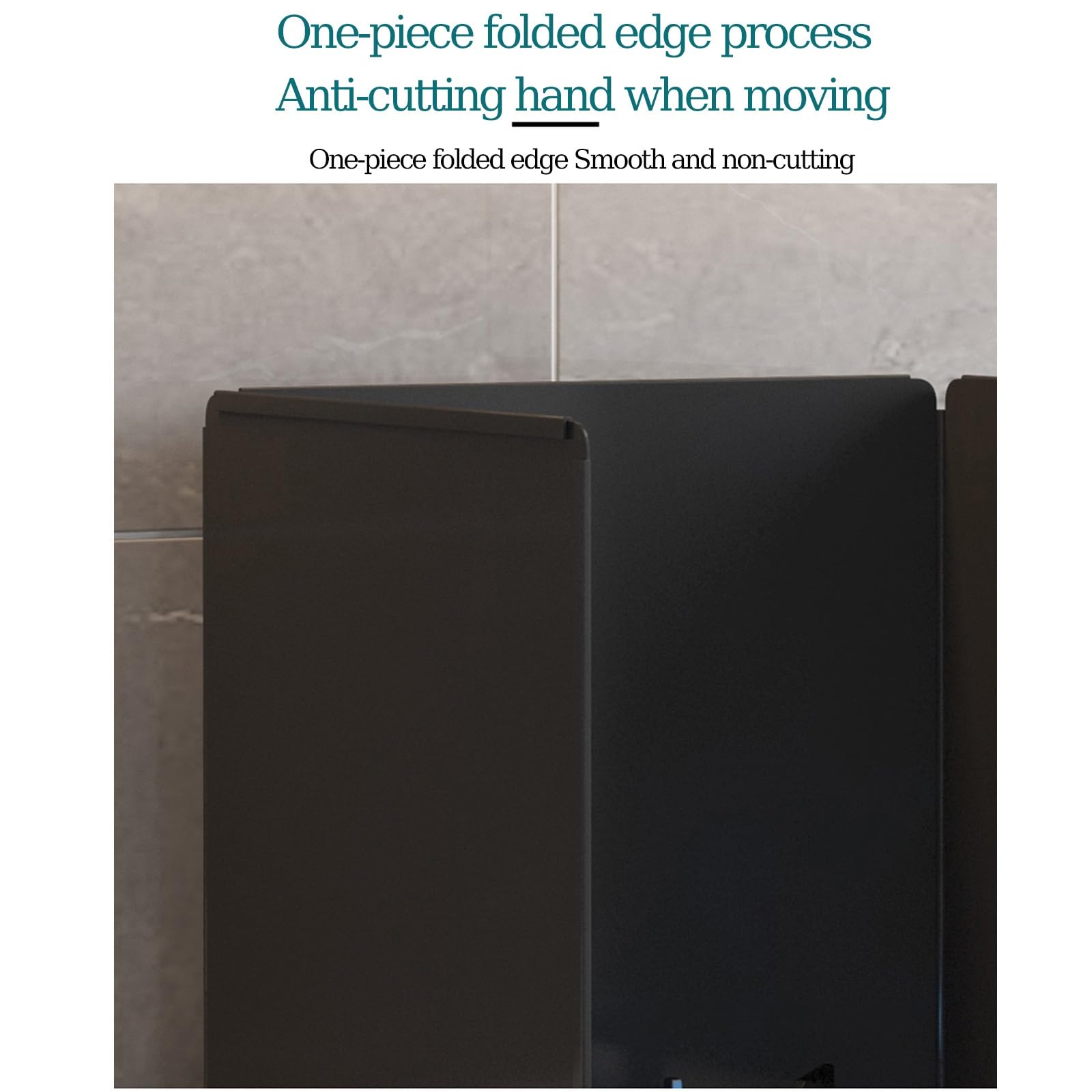 Protector plegable para estufa, acero al carbono, negro, 2 caras (45 x 40 cm), tamaño ajustable, fácil de limpiar, resistente al calor, esencial para la seguridad en la cocina