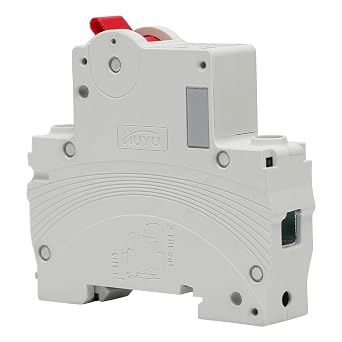 Miniature Circuit Breaker 1 Pole 230V/400V, DC Disconnect Switch MCB, 50HZ Safety Switch Circuit Breaker 50 Amp