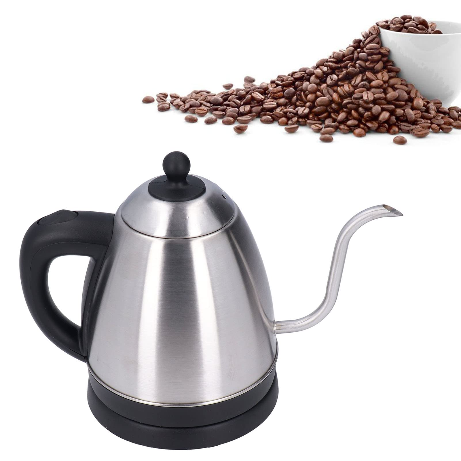 Hervidor Eléctrico Cuello De Ganso Con Control De Temperatura Hervidor De Té Eléctrico Verter Sobre Hervidor De Café Acero Inoxidable Apagado Automático Ultrarrápido Hervir