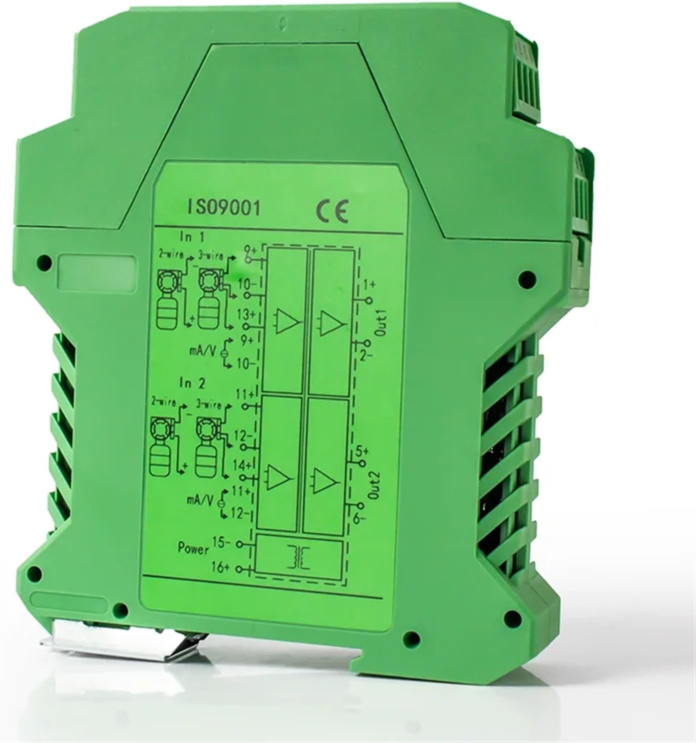 1PCS RS485 4-20mA Signal Isolator 1 in 1 Out 0-10V to RS485 0-10V to 4-20mA Signal Converter Isolator DC24V 4-20mA Signal Isolator(Input 0-5V_Output RS485_DC24V)