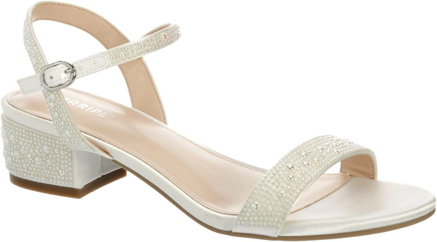 Maripe Sabrina – Women’s Open Square Toe Sculpted Block Heel Sandals