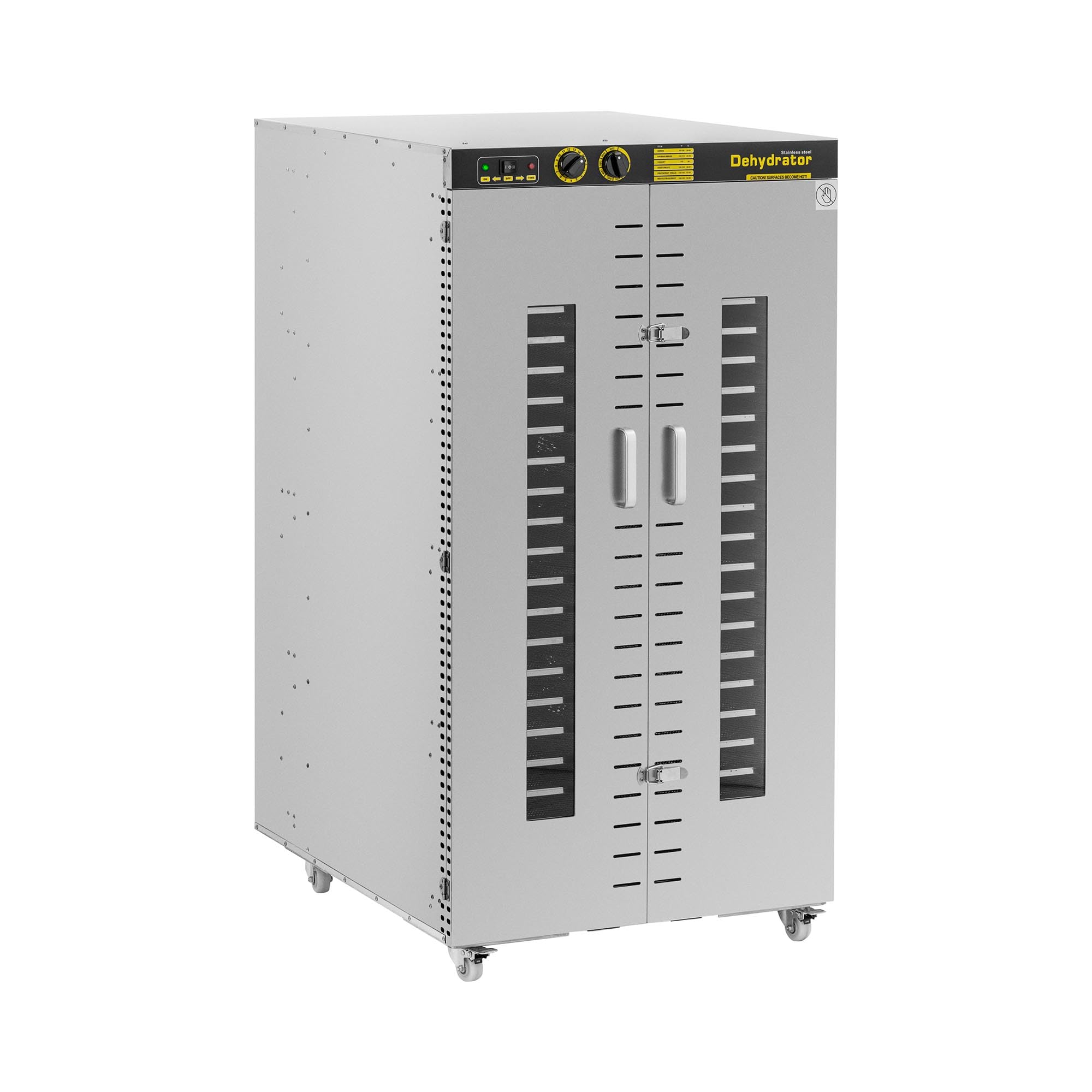 Royal Catering Essiccatore automatico 5850 W 24 piani timer fino a 15 h in acciaio inox disidratatore essiccatore frutta