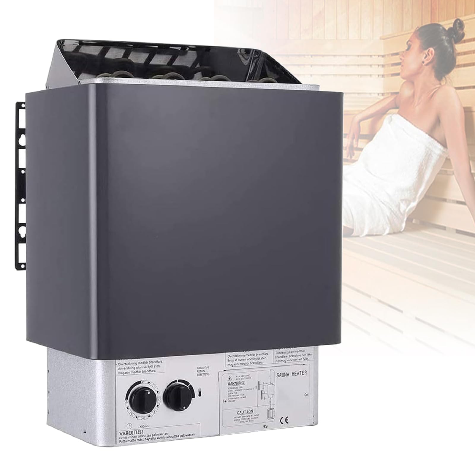 Chauffage de sauna électrique pour cabine à la maison avec température réglable