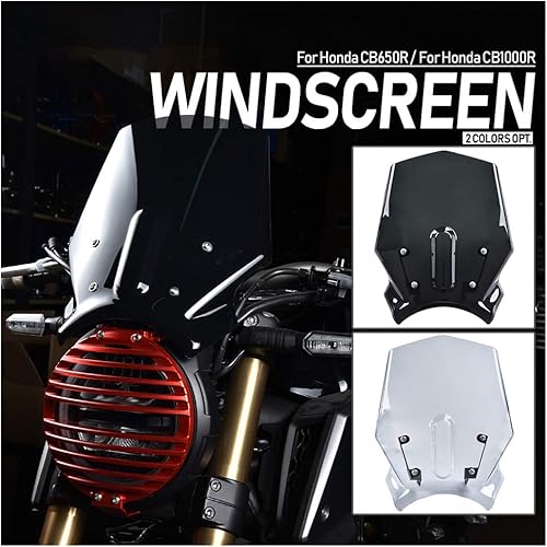 Miniatura 1 de Parabrisas de motocicleta Pare-brise con soporte para H.onda CB1000R CB 1000R CB 1000R 1000 R 2018-2020 CB650R CB 650R CB 650 R CB-650-R 2019-2023