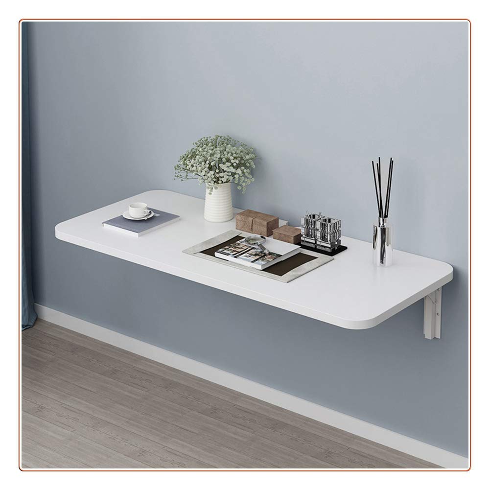 Table flottante LUNEZY rabattable et bureau de travail gain de place