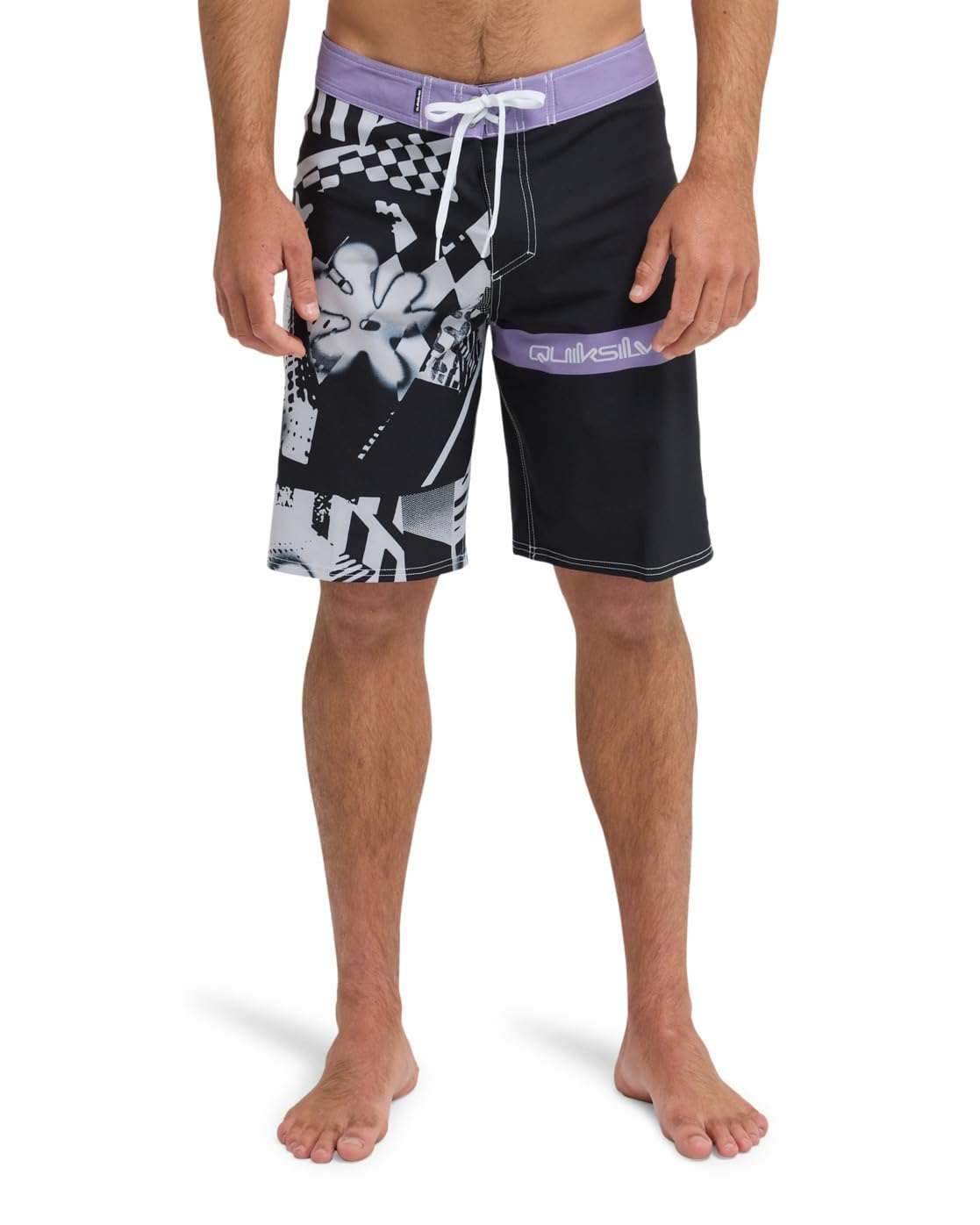 Quiksilver Surfsilk Straight 20" - Boardshorts - 30 - Schwarz.