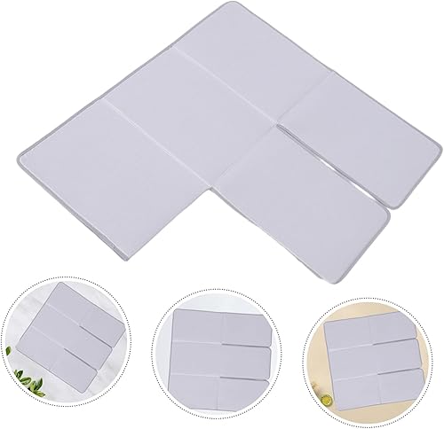 Miniatura 9 de Cabilock Foldable Ironing Board with Heat Resistant Iron Rest Pad Portable Compact Space-Saving Travel Iron Mat for Home and Vacation Use Design