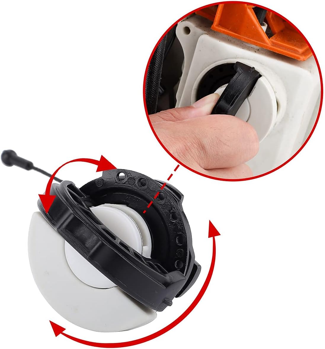 Gas Fuel Cap Oil Cap for Stihl MS250 MS270 MS290 MS310 MS340 MS390 MS341 MS361 MS380 MS440 MS460 MS880 Chainsaw Parts FS100 FS100R FS110R FS100RX Trimmer