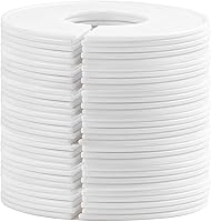 Sukh 30 Pack Closet Dividers for Baby Clothes - Hanger Organizers, Custom Labels & Separators for Kids Garment Racks