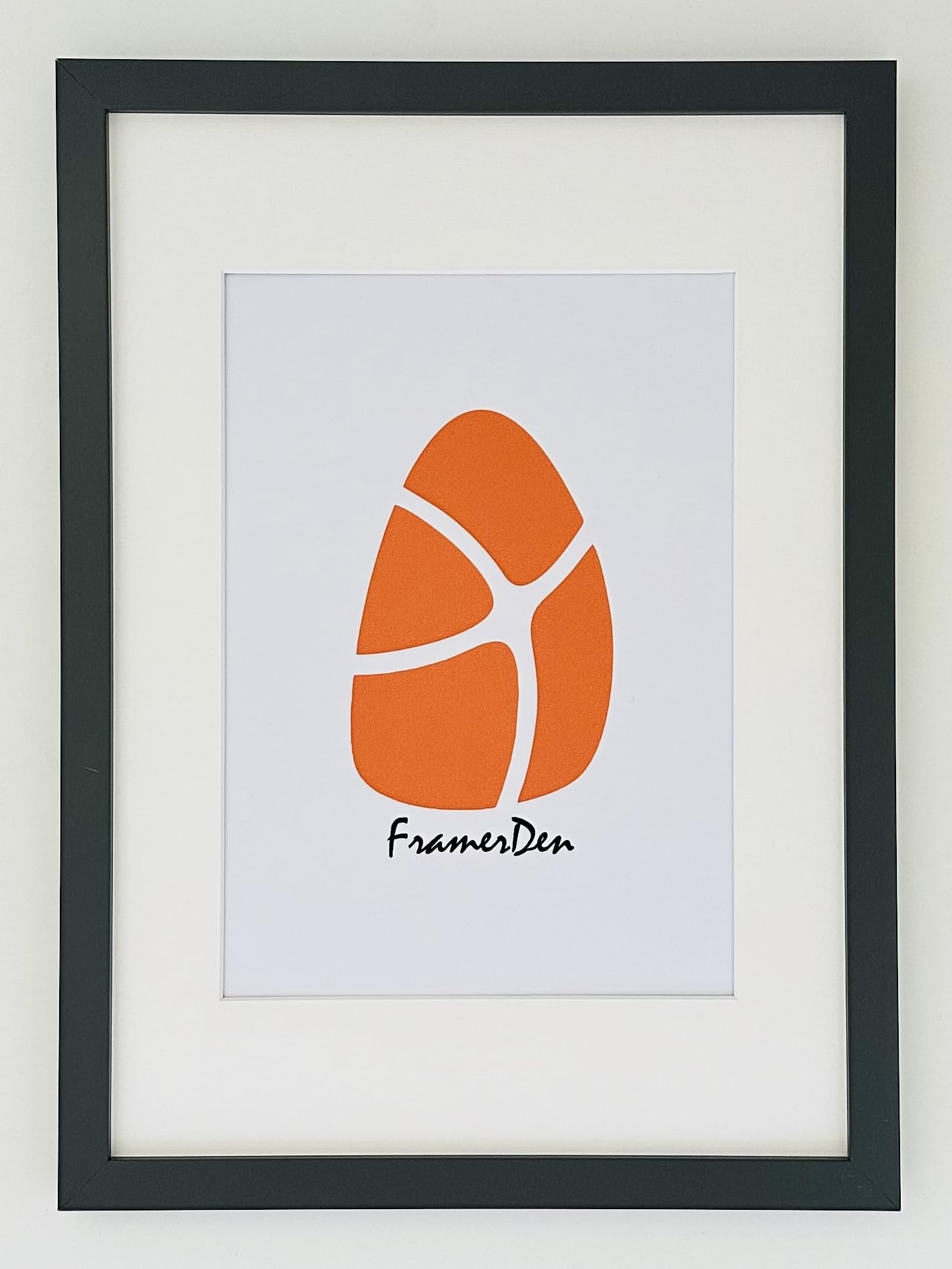 FramerDen® Grey A2 Mount for A3 Rainbow Colours Range Poster Picture Frame Fits 42x29.7cm Size Poster Photo Artwork Print, Portrait & Landscape Wall Mountable, Perspex Front & MDF Backing