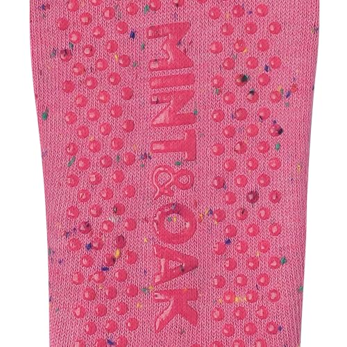 Image of Mint & Oak Pilates Socks with Grips for Women, Ankle Length Non-Slip Yoga Socks, Cotton Ideal For Yoga, Pilates, Gym, Workout, Cute Women's Gift