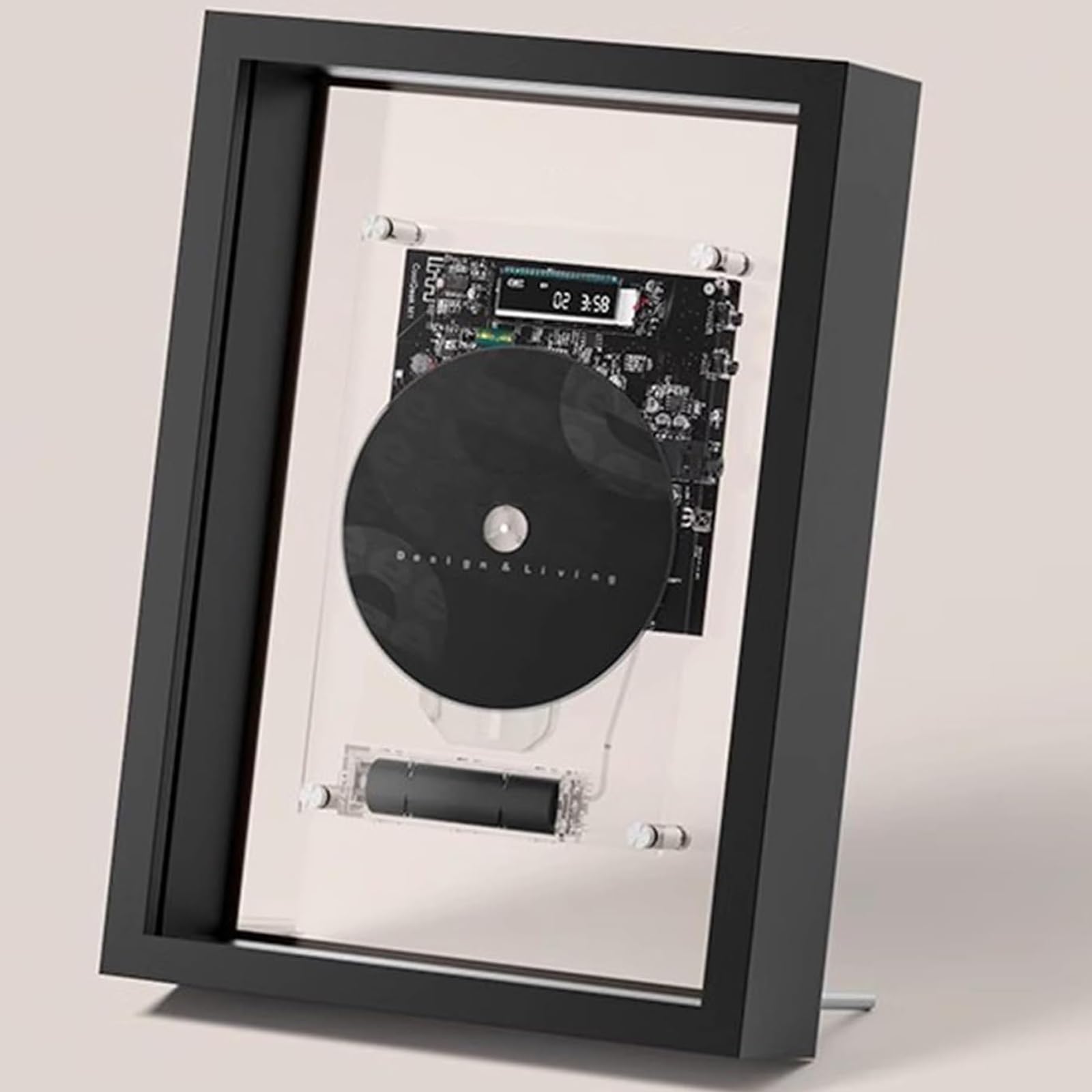 Lecteur CD mural gain de place avec sortie AUX pour brancher vos enceintes