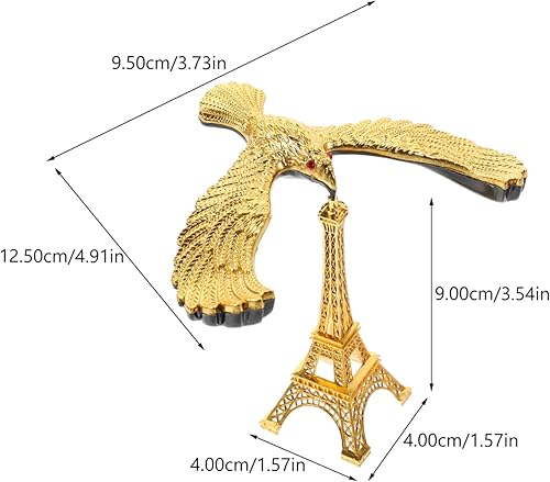 Miniatura 5 de ARTIBETTER Equilibrio Águila Decoración 2pcs Adornos Niño Aleación de Zinc Escritorio Carver Zinc Aleación Ornamento