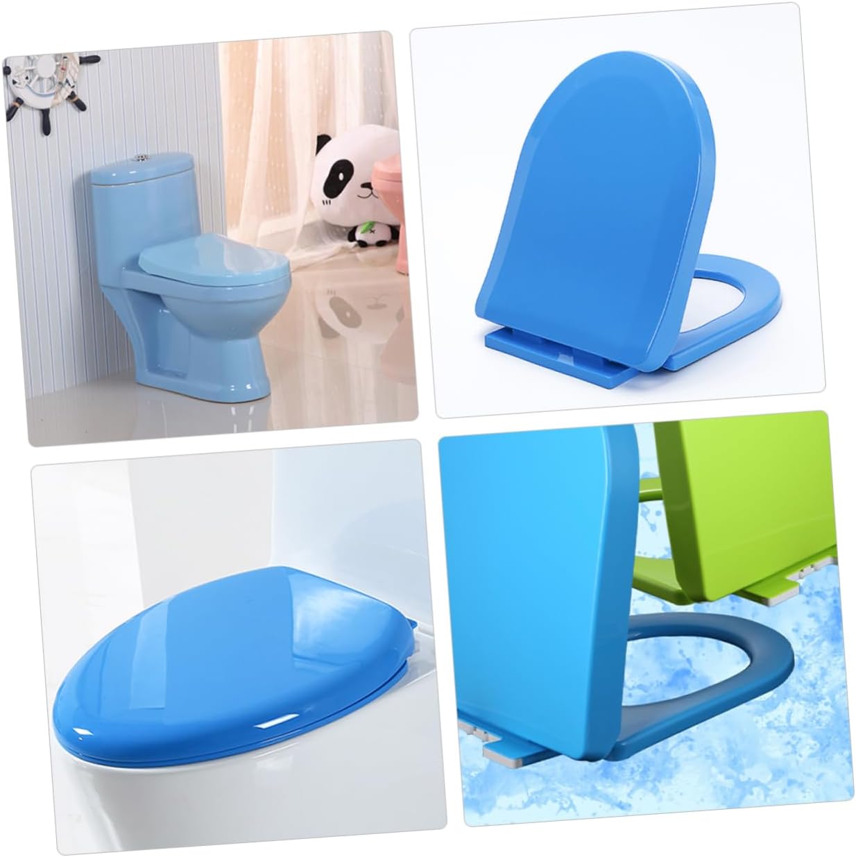 OUNONA Potty Seat for Toilet Easy to Install Toilet Seat Lightweight and Portable Potty for Travel Design for Home Go Use