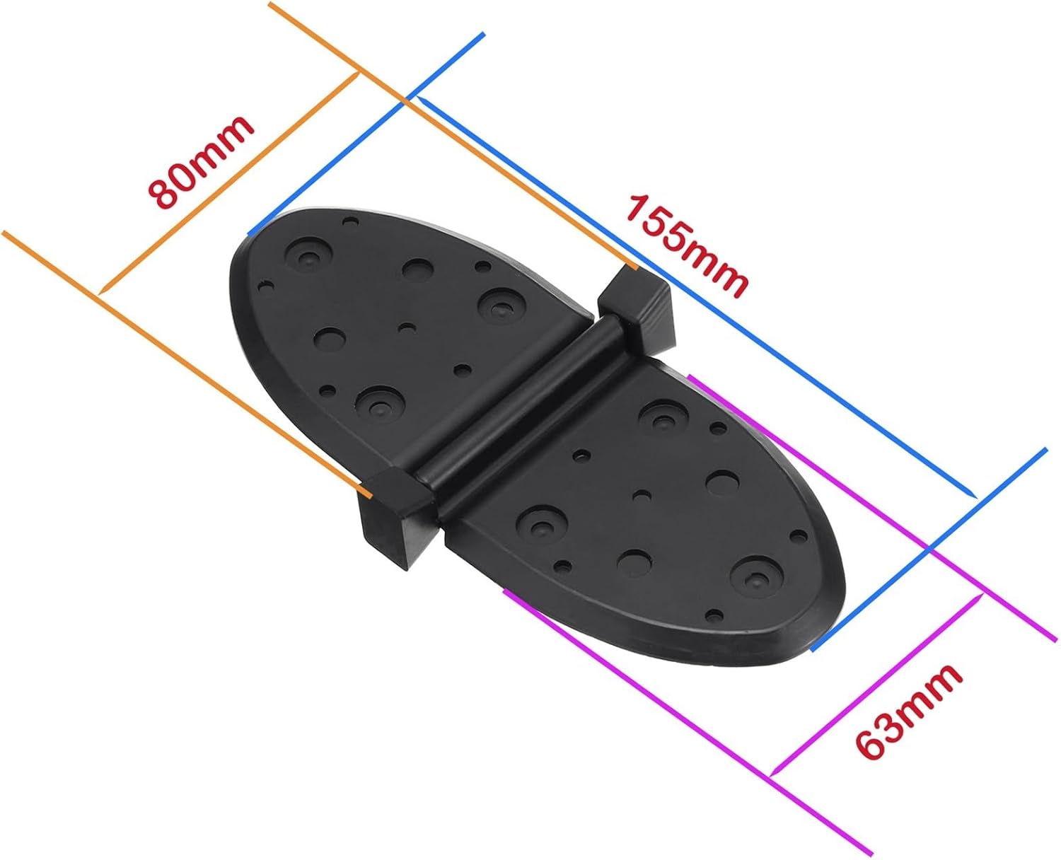 2 Pcs Exhaust Flapper Water Shutter Kit with Grommets for MerCruiser 1998 & Up V6 V8 For Stern Drive 4.3 To 8.2 L Engines 807166A1