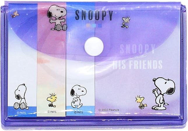 Amazon カミオジャパン 付箋 女の子 向け ポケットマーカー スヌーピーsnoopy 空 ポーチ入り 付箋 文房具 オフィス用品