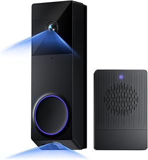 Wyze Duo Cam Wireless Video Doorbell: 2K Dual Cameras for People & Packages, Battery Powered, Color Night Vision, Chime Included