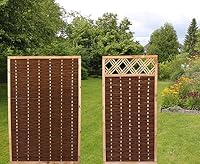 Hochwertige Weidenwand "Mia" mit Fenster 180 x 90cm - Gekochte und geflochtene Weidenruten im gebeizten Holzrahmen 1,8m x 0,9m – Ansicht 3