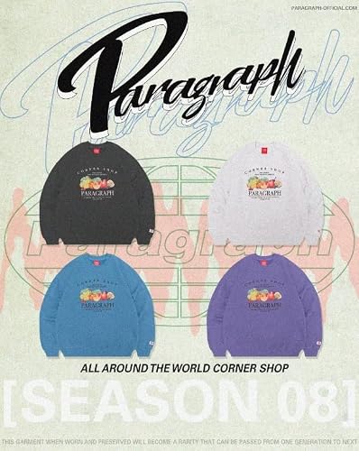 Paragraph 2022FW トレーナー no.08-028 Fruits Logo Sweat