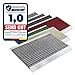 Produktbild Floordirekt PRO Repräsentative Fußmatte Profi Brush - Testurteil Sehr Gut - Schmutzfangmatte mit Alu Rahmen für außen und innen - Verschiedene Bürsten Farben und Größen (40x60cm Grau)