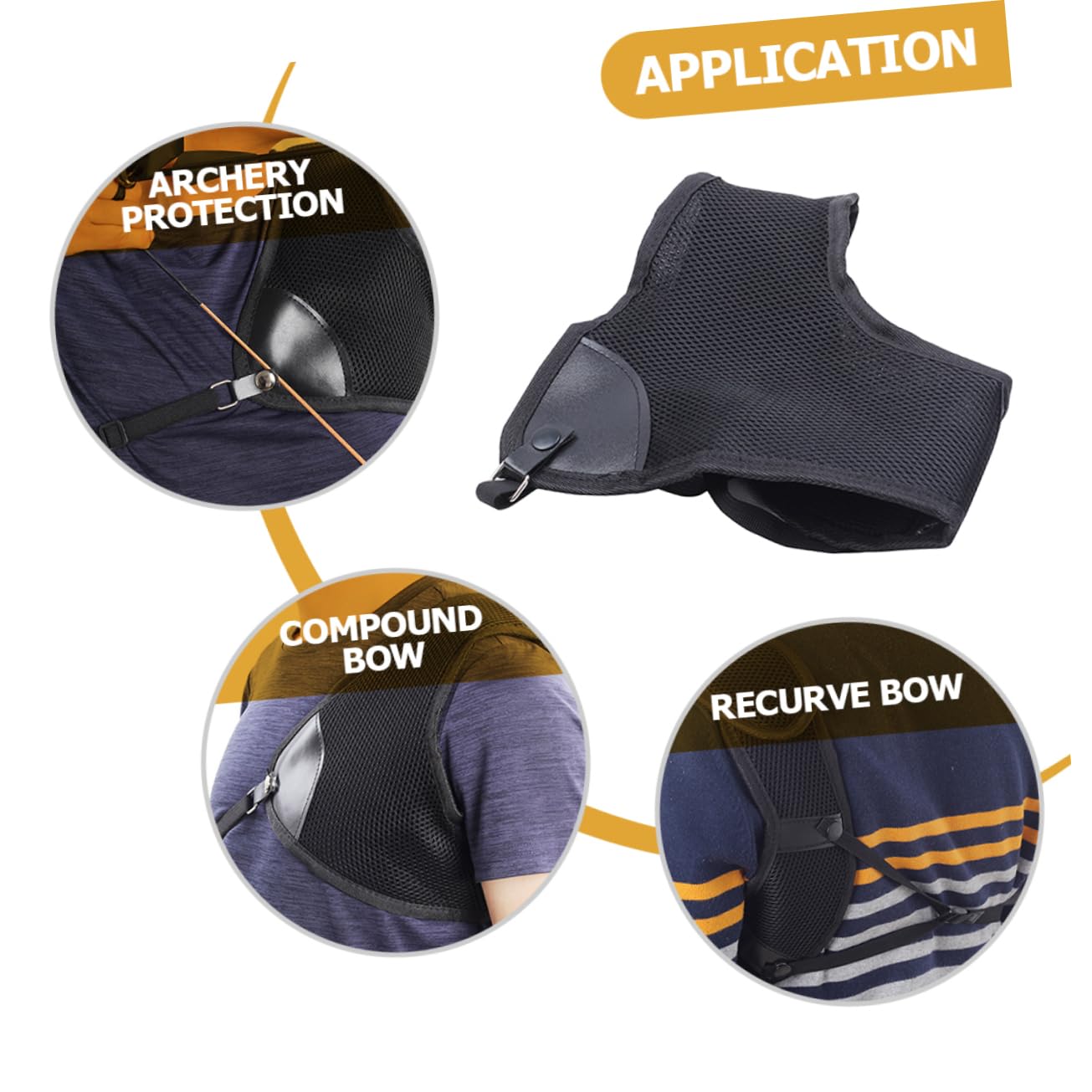 Kisangel Protective Gear Chest Guard Adjustable Structure Breathable Material Ideal for Hunting