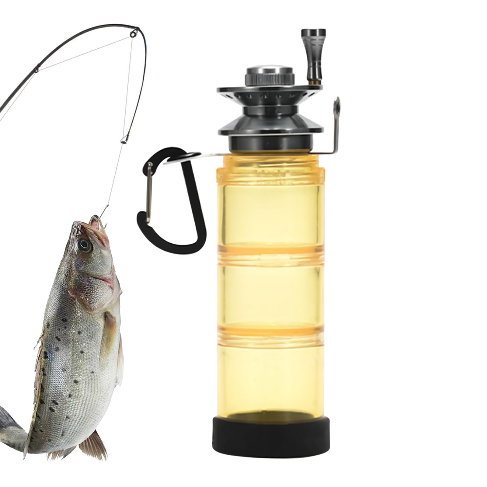 Conteneurs d'appâts anti-emmêlement avec mousqueton pour protéger vos gabarits de pêche