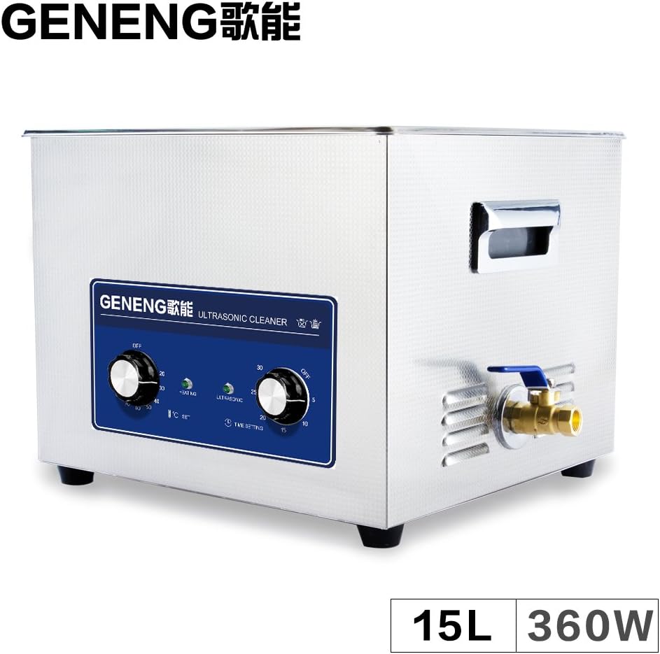 Digital Ultrasonic Cleaner Bath 15L Engine Rust Parts Circuit Board Glassware Electronic Heated Ultrasound Washing Generator