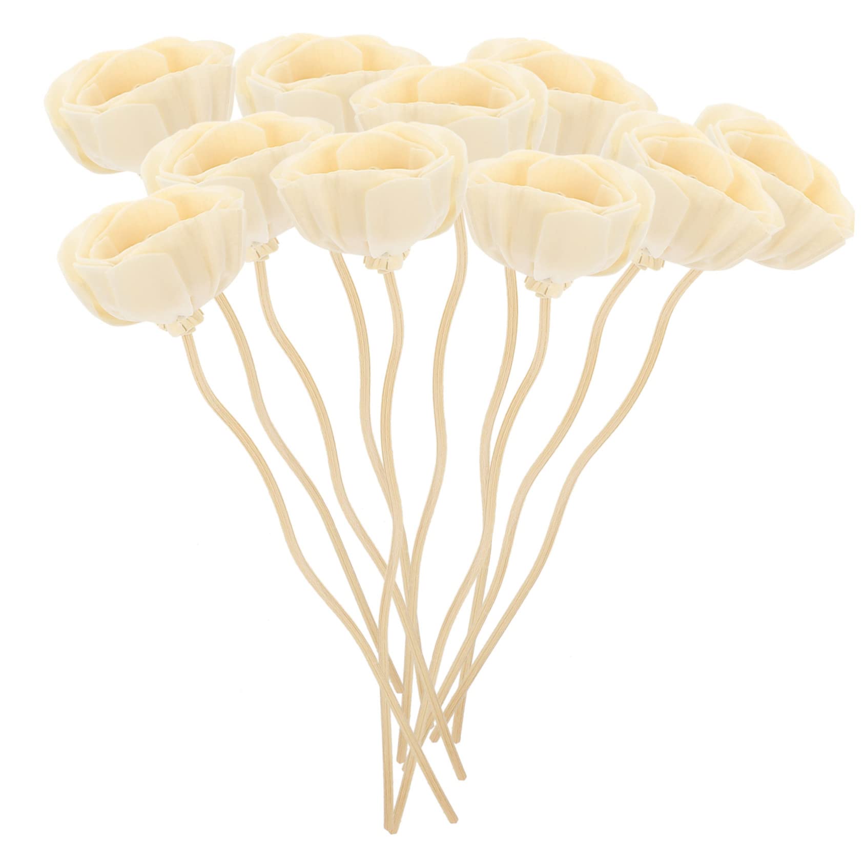 40stücke Diffuser Stäbchen Aus Kunstblumen Für Ätherische Öle Dekorative Diffuser Sticks Für Zuhause Und Büro Für Aromatherapie Und Raumduft