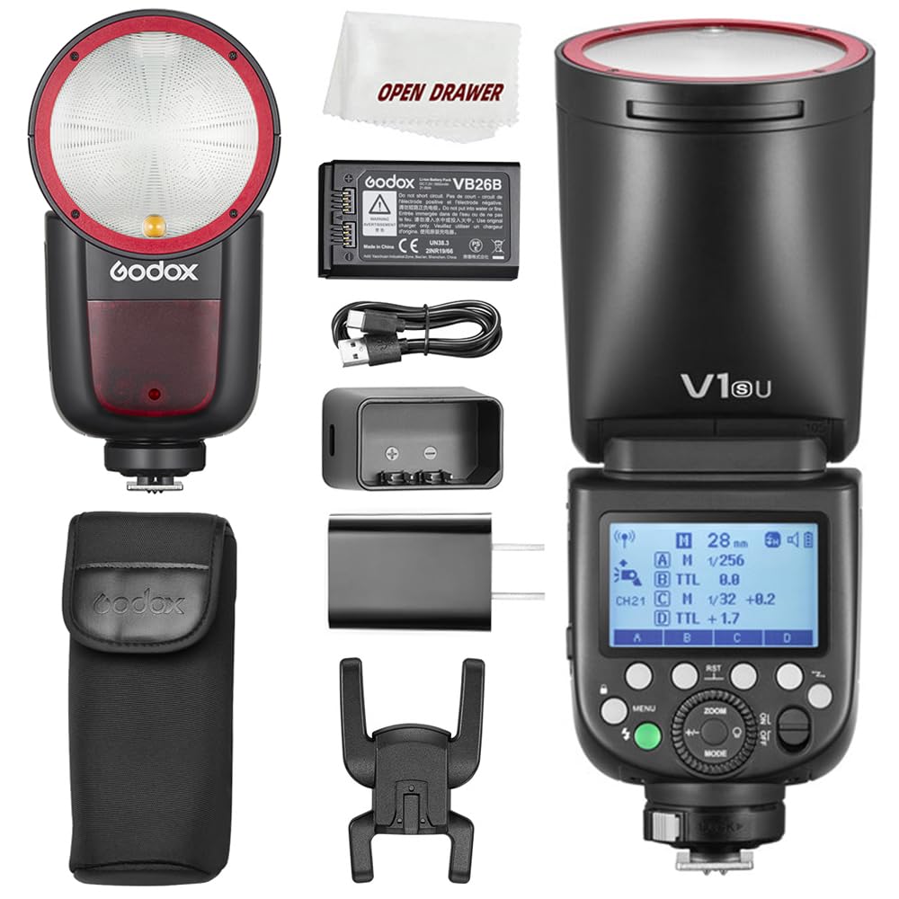 Amazon.com : Godox V1 Flash, Godox Flash Speedlight USA Version