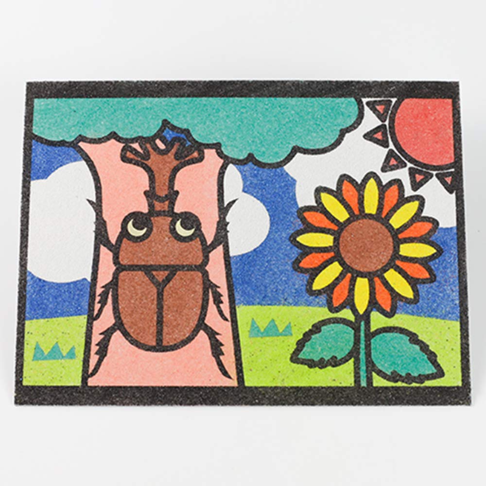 Amazon | 簡単！すな絵台紙 ※台紙のみ (イルカ カブトムシ クマノミ