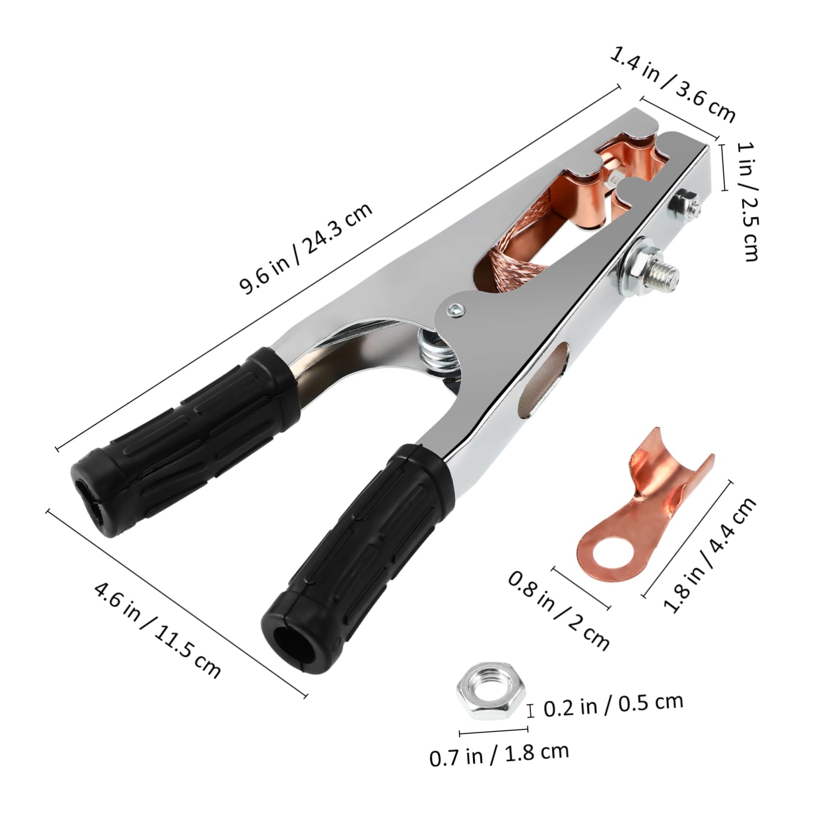 ARTIBETTER Grounding Clamp Welders Welding Ground Clamp Durability Welding Earth Clip