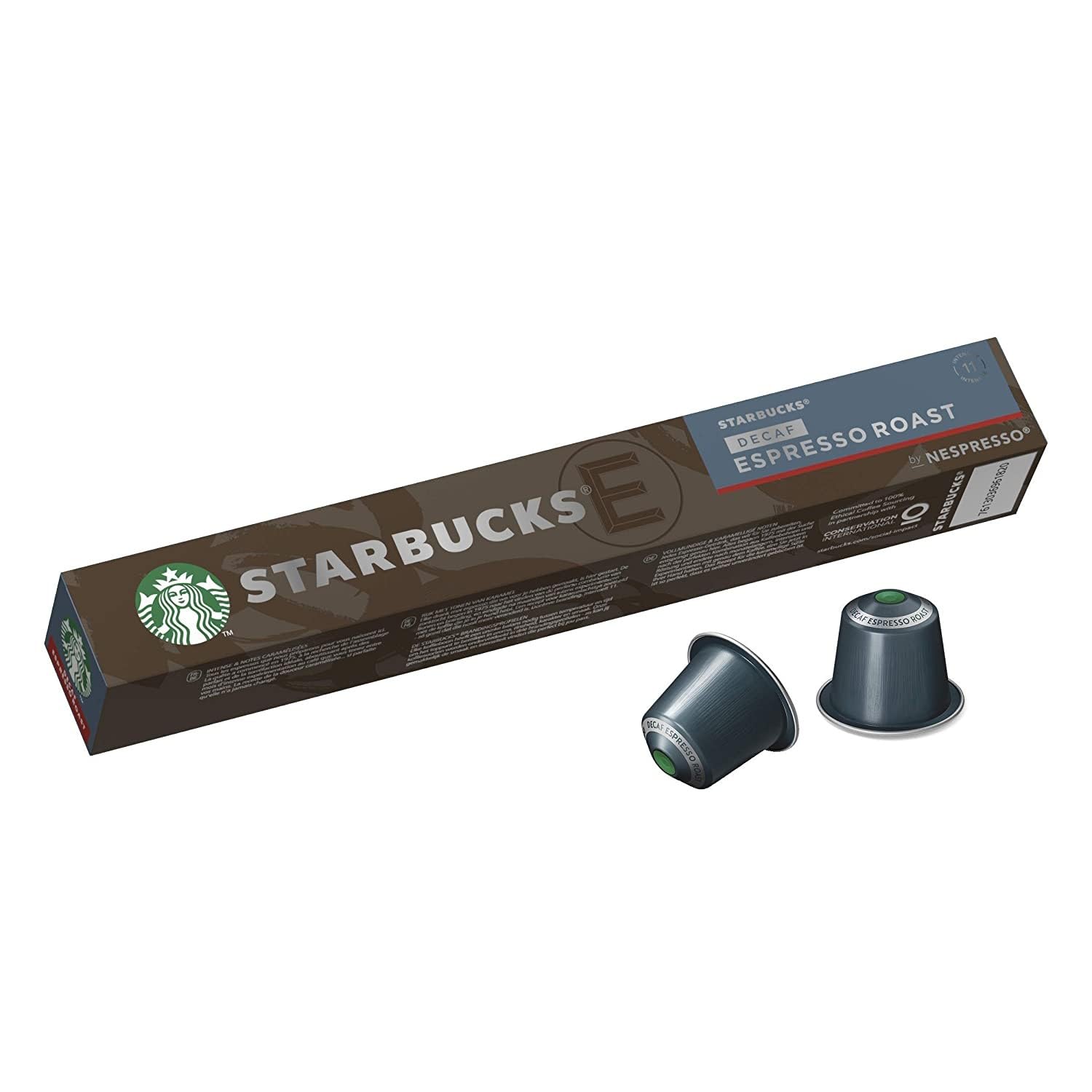 Starbucks® - Decaf Espresso Roast by Nespresso® Dark Roast - 12x10 Kapseln