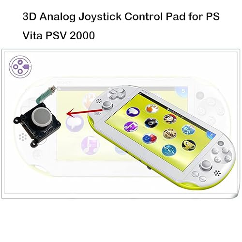Miniatura 2 de Eboxer 3D Analog Joystick Control Pad Stick Replacement for PS Vita PSV 2000 Analog Joystick Control Rocker Thumbstick