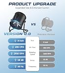 Hotte portable YOZON de 8 po, ventilateur d'extraction de cuisine avec interrupteur, hotte de bureau, ventilation de cuisine efficace de 455 CFM, angle ajustable à 120°, 8 filtres à charbon actif pour BBQ/camping/VR