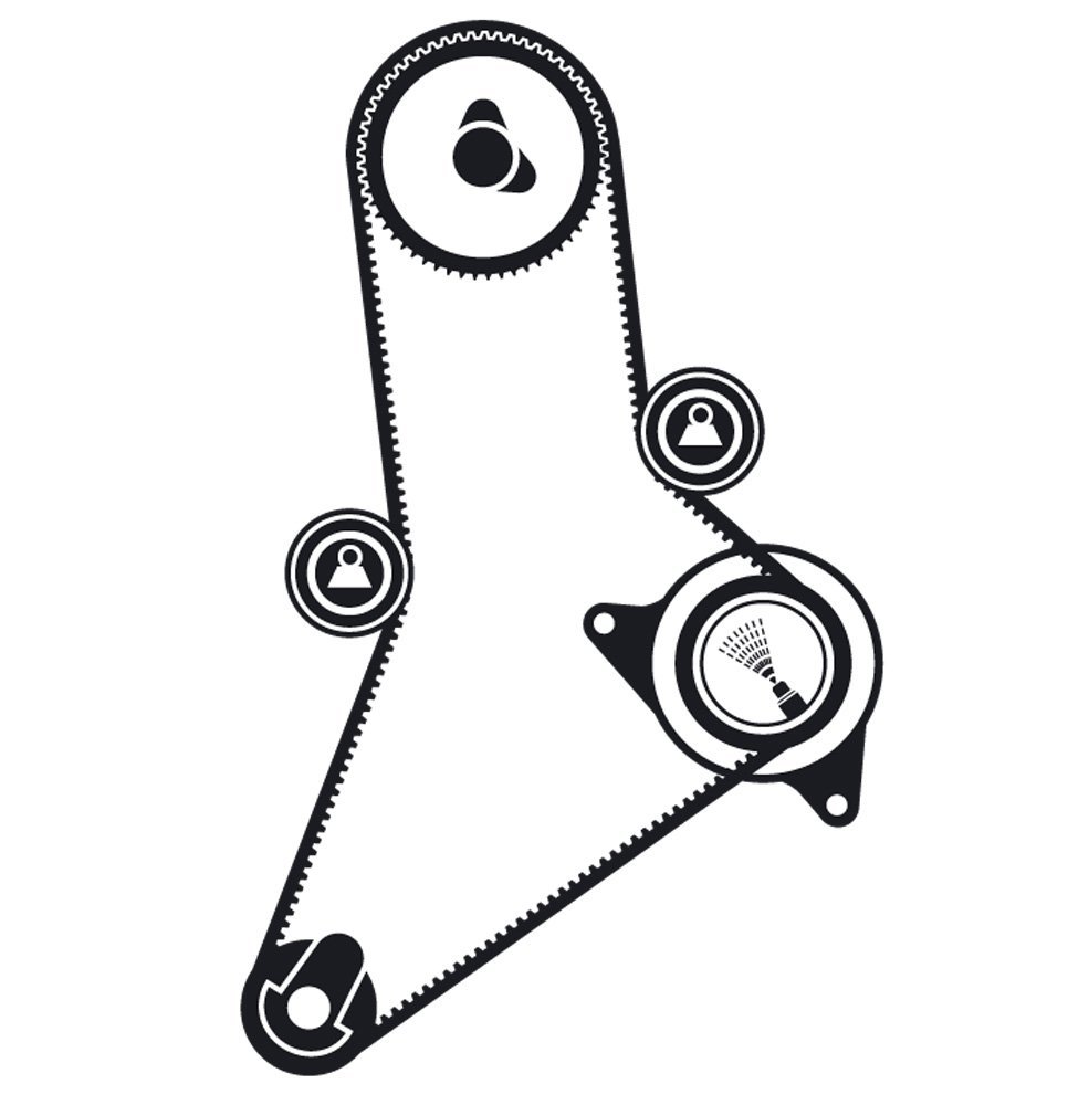 SKF VKMA 02983 Kit de Correa Distribución y Componentes